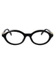 Gucci Black-Black-Transparent Acetate Glasses