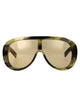 Gucci Havana-Havana-Brown Acetate Sunglasses