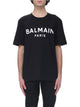 Balmain Black White Cotton T-Shirt