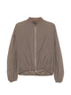 Herno Tortora Polyamide Bomber Jacket