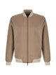 Herno Taupe Polyester Polyamide Bomber Functional