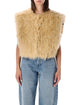 Isabel Marant Florana Faux Fur Vest
