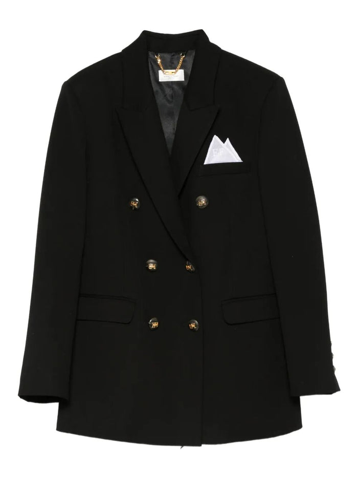 Elisabetta Franchi Double Breasted Jacket