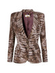 Elisabetta Franchi Cacao Viscose Blazer