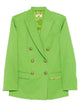Elisabetta Franchi Cool Wool Jacket With Jewel Plaque