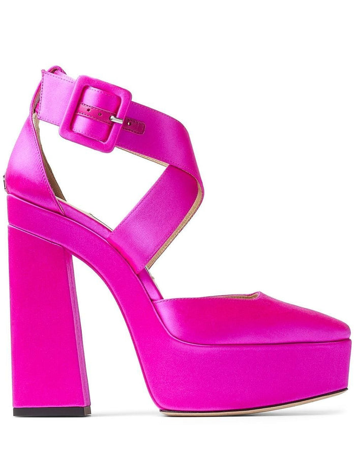 Jimmy Choo Pink & Purple Leather Decollete