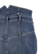 Elisabetta Franchi Denim Midi Skirt