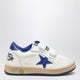 Golden Goose Ball Star Sneakers In White/Blue