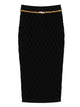 Elisabetta Franchi Knitted Midi Skirt