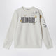 Golden Goose White Cotton Sweatshirt With Logo Print