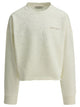 Golden Goose Kids White Cotton Polyester Sweatshirt