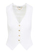 Elisabetta Franchi Linen Gilet
