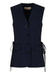 Marni Wool Waistcoat With Side Slits
