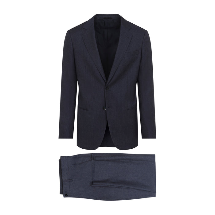 Giorgio Armani Blue Virgin Wool Suit