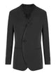 Giorgio Armani Black Polyamide Silk Blazer