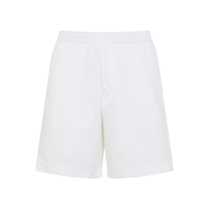Giorgio Armani Ivory White Bermuda Shorts