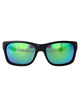 Maui Jim Matte Black W/Green Interior Nylon Sunglasses