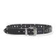 Golden Goose Black Cow Leather Studded Belt