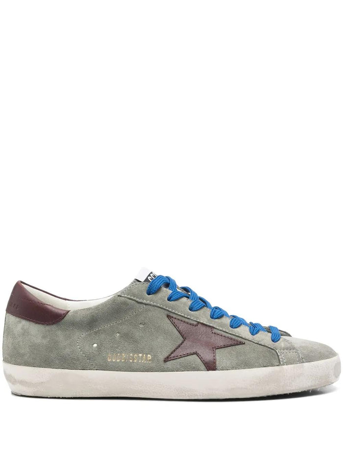 Golden Goose Super-Star Suede Upper And Toe Leat