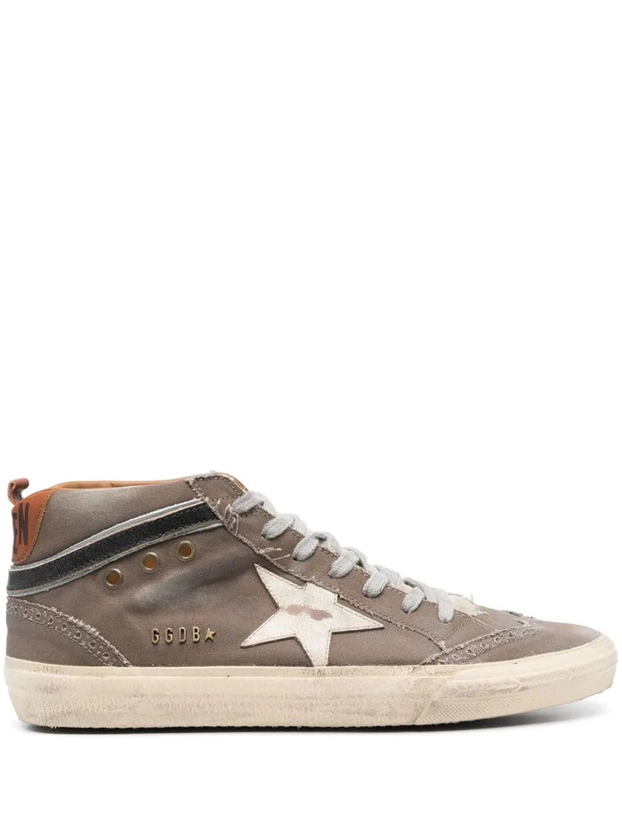 Golden Goose Mid Star Canvas Upper Suede Tongue