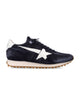 Golden Goose Golden Goose Marathon Blue Suede Sneakers