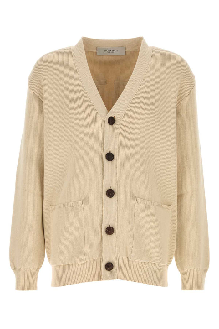 Golden Goose Beige Cottonblend Cardigan