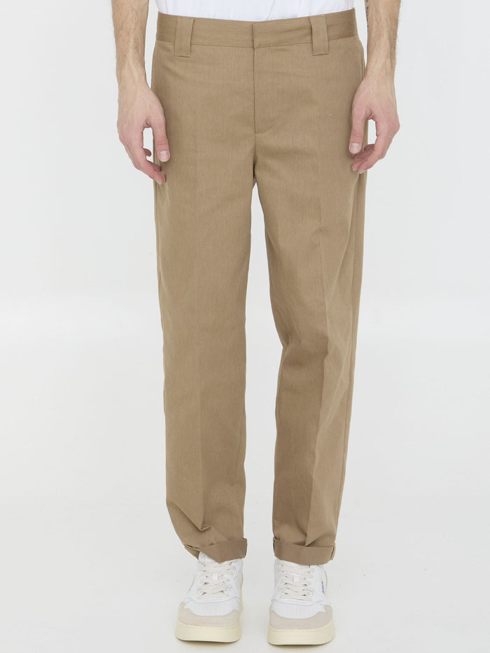 Golden Goose Beige Cottonblend Trousers