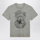 Golden Goose Grey Vintage-Effect T-Shirt With Print