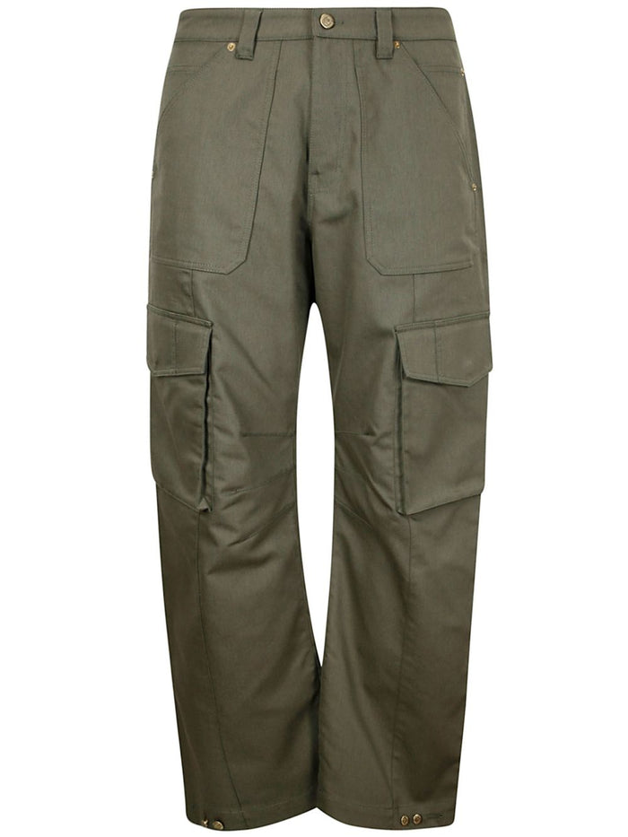 Golden Goose Green Elastomultiester Trousers