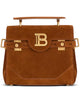 Balmain "Buzz 23" Suede Leather Bag