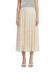 Fabiana Filippi Flared Lace Skirt With Foliage Embroidery