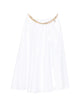 Elisabetta Franchi White Cotton Skirt