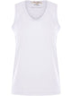 Comme Des Garçons Logo Jersey Tank Top