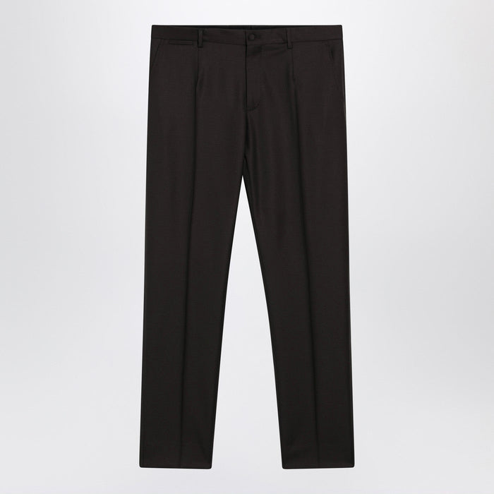Dolce&Gabbana Brown Wool Trousers