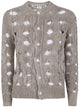Comme Des Garçons Round Neck Cardigan