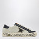 Golden Goose Kids White/Blue May Sneakers With Platinum Star