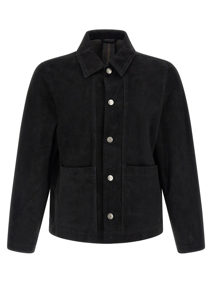 Giorgio Brato Fiore Suede Jacket