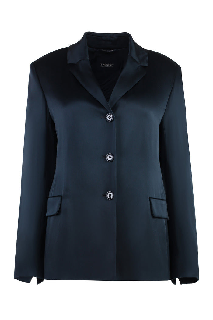 S Max Mara Guido Satin Blazer
