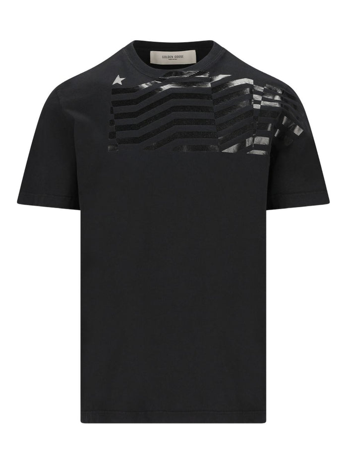Golden Goose Textured Cotton T-Shirt