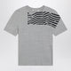 Golden Goose Grey T-Shirt With Logo Print
