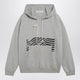 Golden Goose Journey Sweatshirt With Vintage-Effect Print In Grey