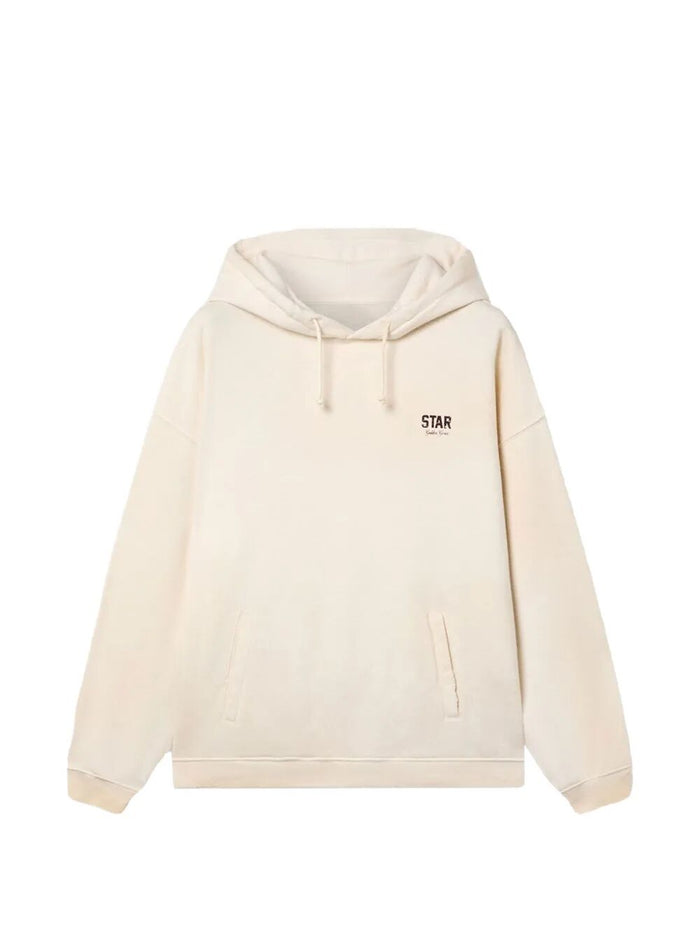 Golden Goose Star Sweatshirt In Livedin Effect Cotton