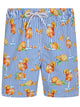 Mc2 Saint Barth "Gustavia Orange Taste Stripes" Swim Shorts