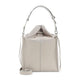 Giorgio Armani Taupe Leather Bucket Bag
