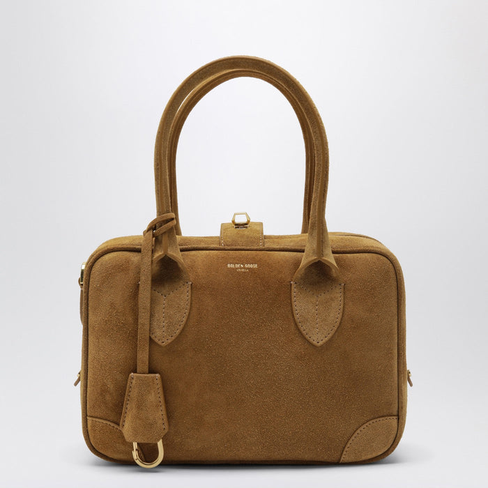 Golden Goose Vita Bag In Camel Suede