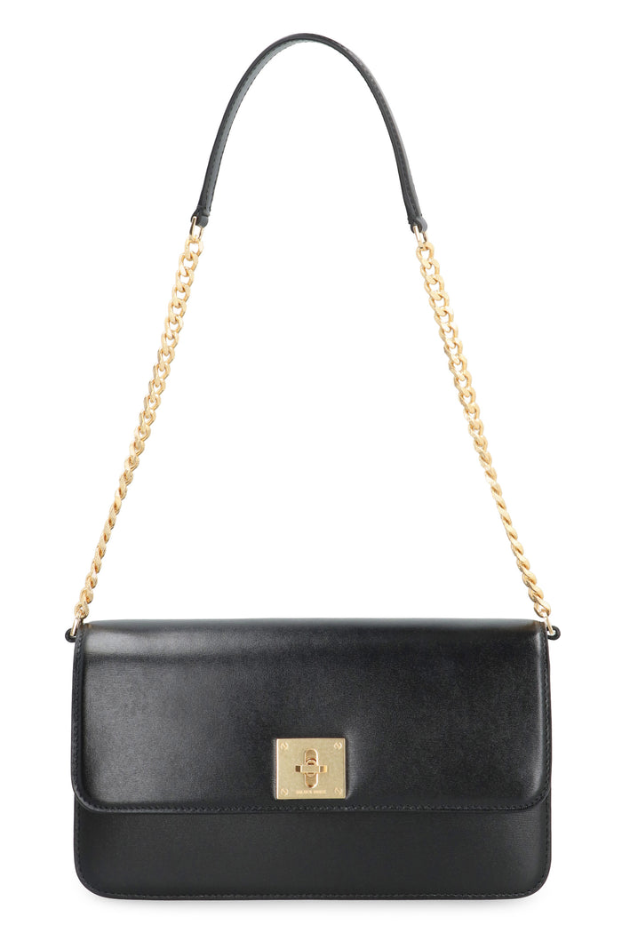 Golden Goose Black Leather Gioia Clutch