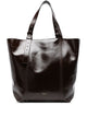 Golden Goose Dark Brown Leather 24.7 Shopping Bag
