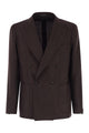 Tagliatore Double-Breasted Jacket In Super 100'S Virgin Wool