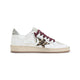 Golden Goose Ball Star Sneakers In Nappa Leather With Horsy Star And Glittered Heel Tab