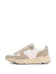 Golden Goose Beige Multicolour Lace-Up Flat Shoes